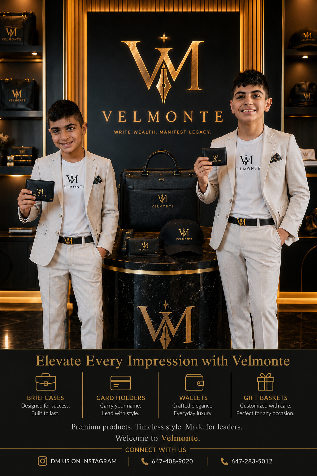 Arsis and Arasti Zally, the young brothers behind the Velmonte vision