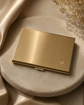 Velmonte Luxury Business Card Holder Gold