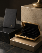 Velmonte Luxury Business Card Holder Gold