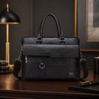 Velmonte Men’s Vintage Brown Business Briefcase