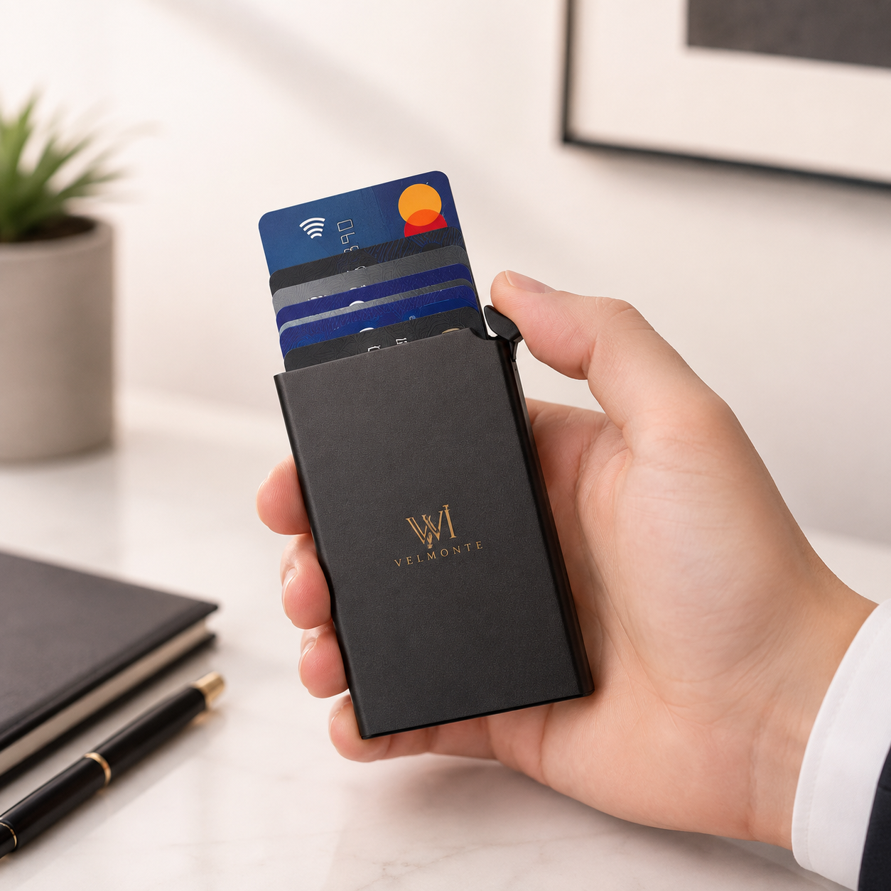 Velmonte Slim RFID Blocking Card Holder